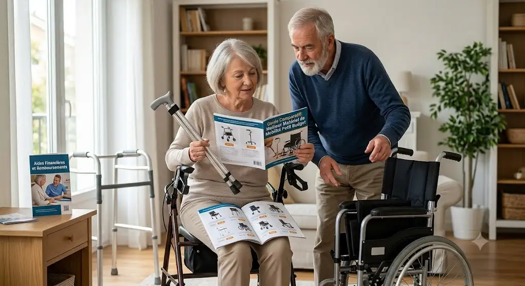 Sélection du meilleur matériel de mobilité petit budget pour seniors et personnes à mobilité réduite.